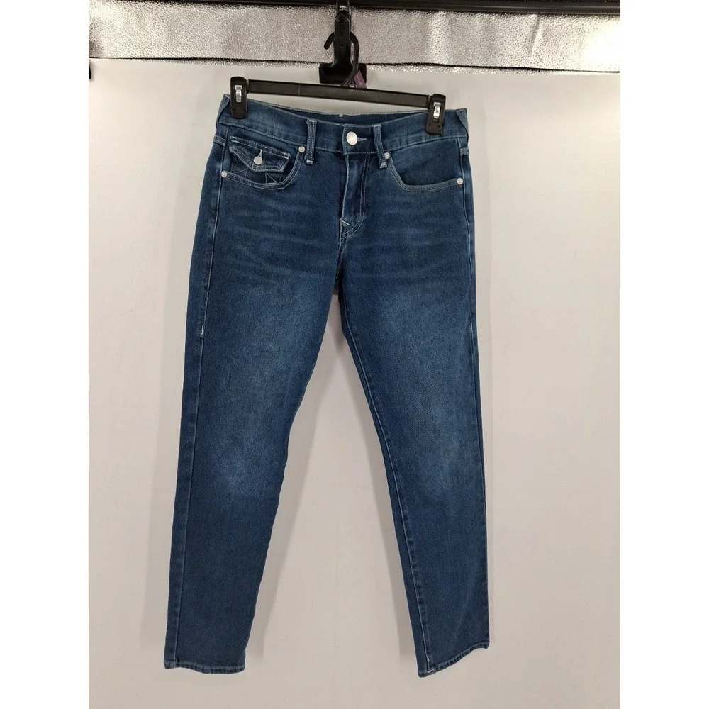 True Religion Jeans Mens Size 30 X 31 Geno Relaxed Slim Zip Fly‎